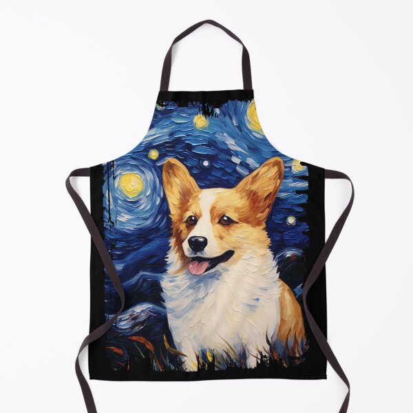 Item preview, Funny Sable White Corgi Starry Night Illustration Mom Dad Kids designed and sold by rafaeltto.