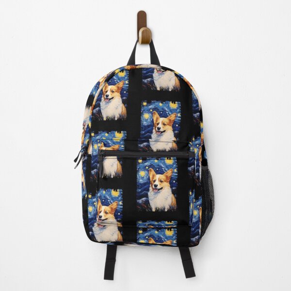 Item preview, Funny Sable White Corgi Starry Night Illustration Mom Dad Kids designed and sold by rafaeltto.