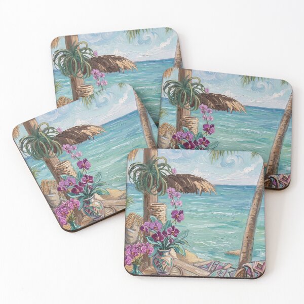 Item preview, Tropical seaside escape painting  designed and sold by Luv4tete.