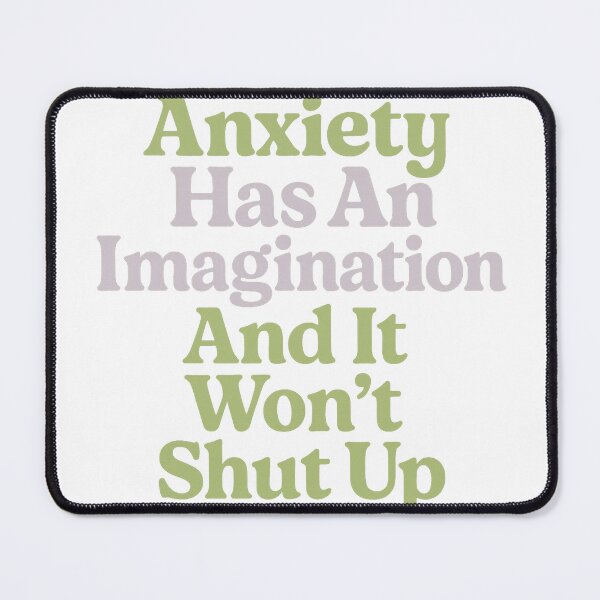 Item preview, Anxiety Imagination Mental Health Tee designed and sold by RhapsodyVariety.