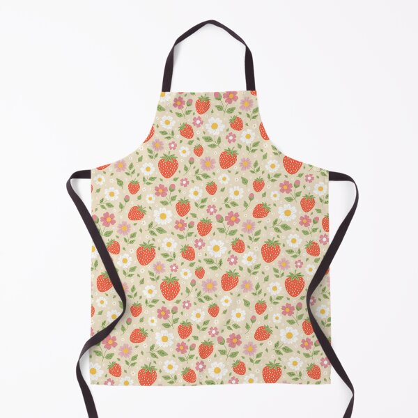 Item preview, Strawberry summer fruit daisy flowers designed and sold by Nicola-Rowe.
