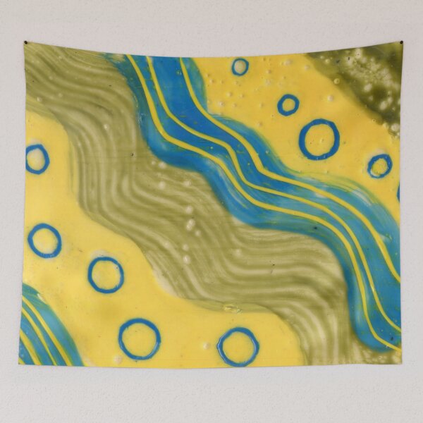 Item preview, Sunlight on Water Encaustic Art designed and sold by Heatherian.