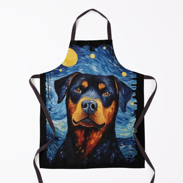 Item preview, Funny Rottweiler Starry Night Illustration Mom Dad Kids designed and sold by rafaeltto.