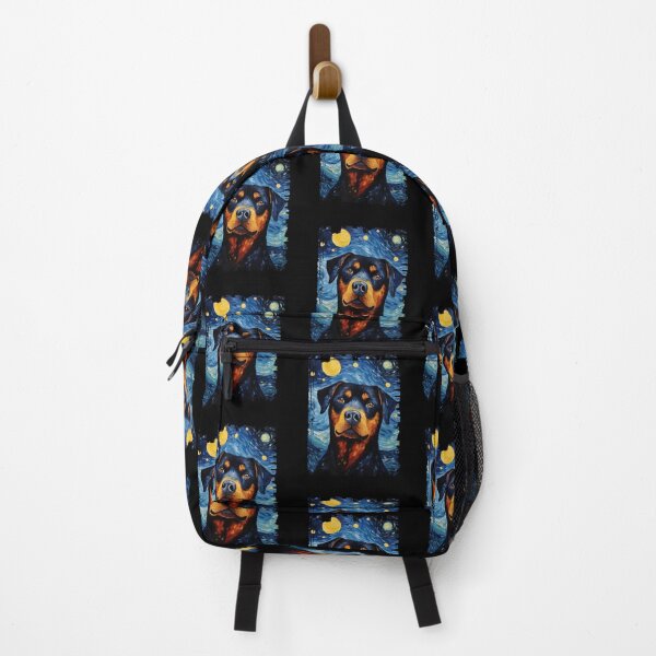 Item preview, Funny Rottweiler Starry Night Illustration Mom Dad Kids designed and sold by rafaeltto.