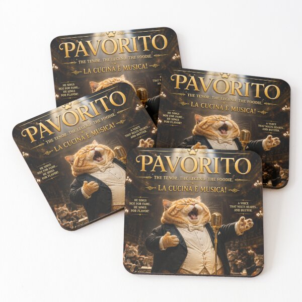 Item preview, Pavorito The Legendary Foodie Tenor Gingercat Daydreamscape designed and sold by Mindworx21.
