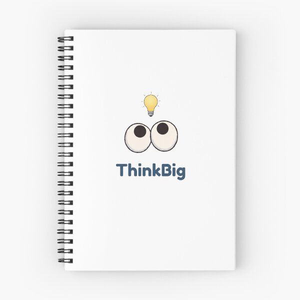 Item preview, Think Big Funny Googly Eyes Minimalist Art designed and sold by ClumsyStudio.