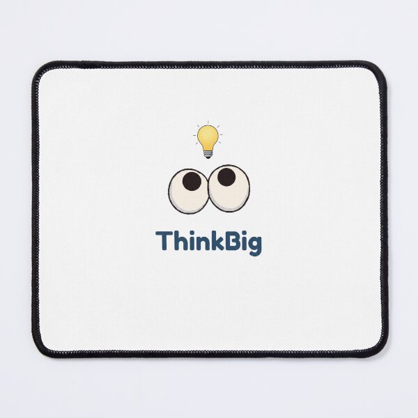 Item preview, Think Big Funny Googly Eyes Minimalist Art designed and sold by ClumsyStudio.