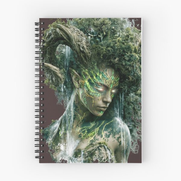 Item preview, Forest Goddess of Ancient Waters designed and sold by MythicMood.