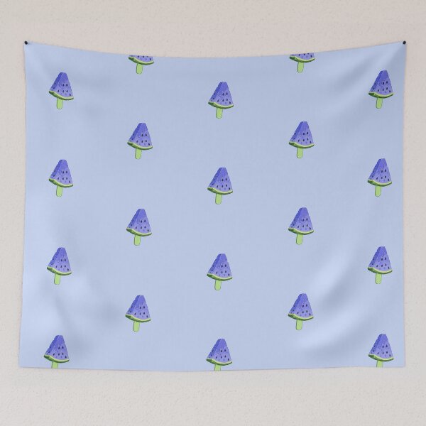 Item preview, Cute Blue Watermelon Ice Cream Kawaii Summer Sticker designed and sold by Debby-Art.