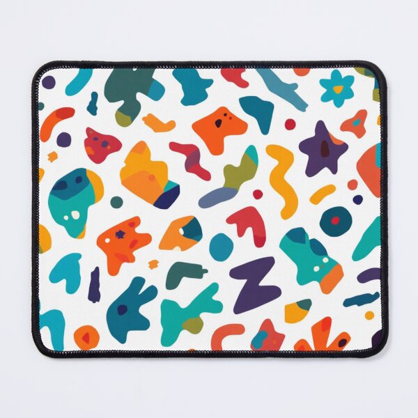 Item preview, Colour Pop Abstract Shapes Pattern – Modern Mid Century Inspired Design designed and sold by My Gluten Free Life UK.