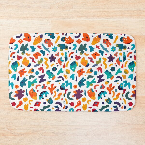 Item preview, Colour Pop Abstract Shapes Pattern – Modern Mid Century Inspired Design designed and sold by My Gluten Free Life UK.