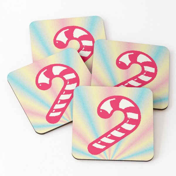 Item preview, Kawaii Candy Cane Pastel Lightning Bolts Christmas Retro designed and sold by AstronautMerch.