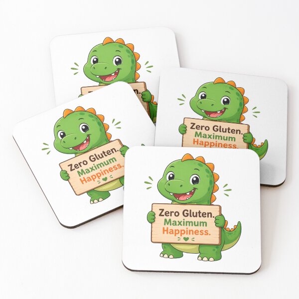 Item preview, Zero Gluten Maximum Happiness Dinosaur designed and sold by INVITOARTE.