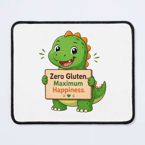 Item preview, Zero Gluten Maximum Happiness Dinosaur designed and sold by INVITOARTE.