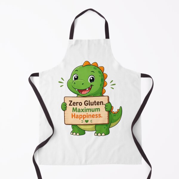Item preview, Zero Gluten Maximum Happiness Dinosaur designed and sold by INVITOARTE.
