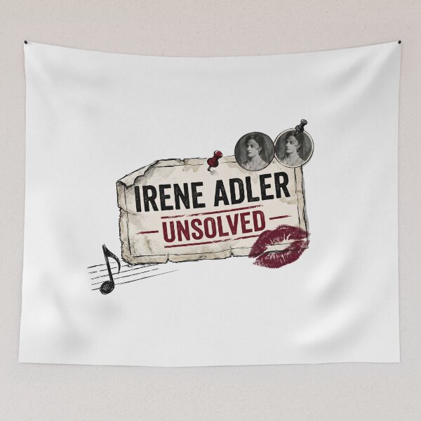 Item preview, Irene Adler Unsolved Case File Sherlock Holmes Gothic Art designed and sold by Fenay Designs.