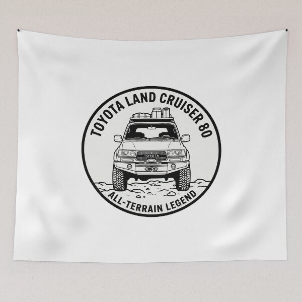 Item preview, Toyota Land Cruiser 80 illustration designed and sold by the-cc.