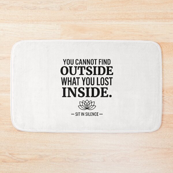 Item preview, You Cannot Find Outside What You Lost Inside | Minimalist Wisdom Quote designed and sold by SitInSilence24.