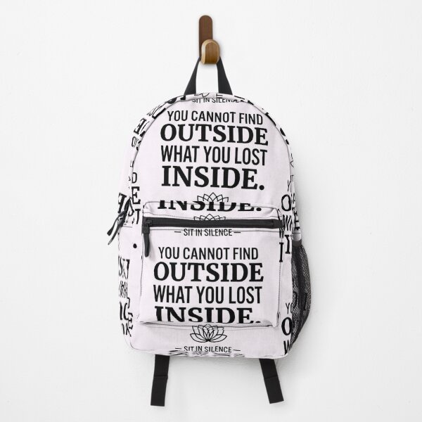 Item preview, You Cannot Find Outside What You Lost Inside | Minimalist Wisdom Quote designed and sold by SitInSilence24.