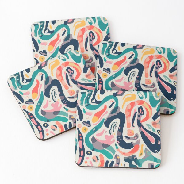 Item preview, Quirky Retro Objects Pattern – Hand Drawn Eclectic Doodle Illustration designed and sold by My Gluten Free Life UK.