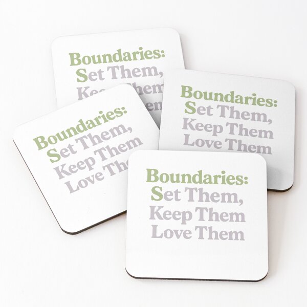 Item preview, Boundaries Mental Health Tee designed and sold by RhapsodyVariety.