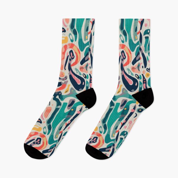 Item preview, Quirky Retro Objects Pattern – Hand Drawn Eclectic Doodle Illustration designed and sold by My Gluten Free Life UK.