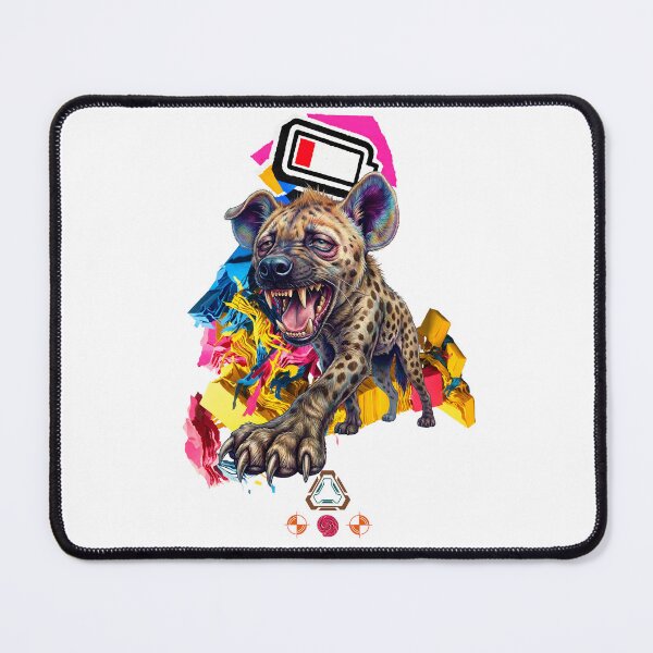 Item preview, Tired Hyena – Low Battery Energy designed and sold by m-yoga-store.