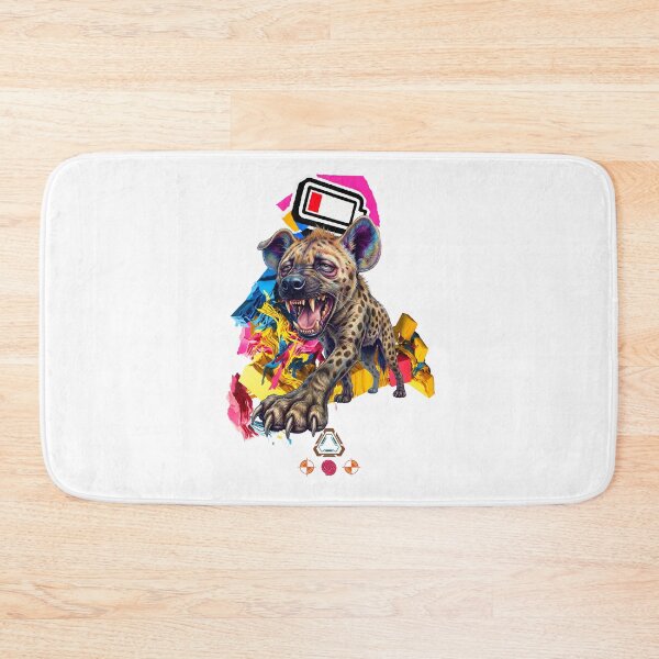 Item preview, Tired Hyena – Low Battery Energy   designed and sold by m-yoga-store.