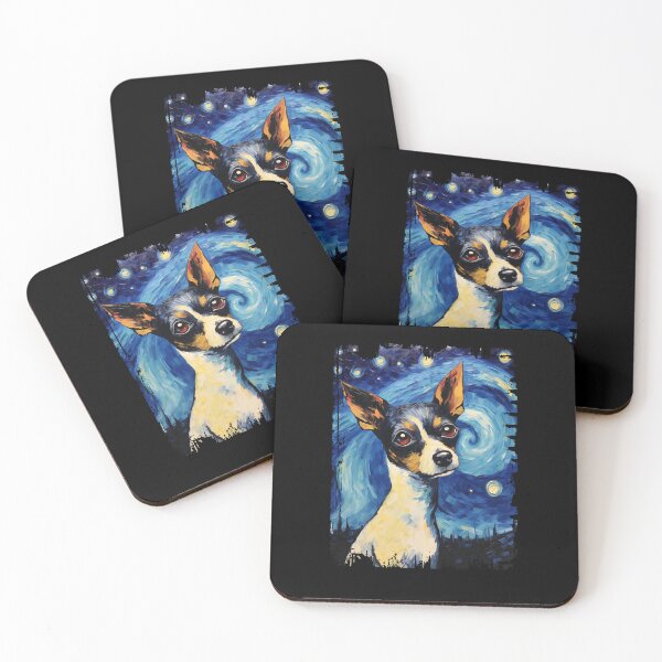 Item preview, Funny Rat Terrier Starry Night Illustration Mom Dad Kids designed and sold by rafaeltto.