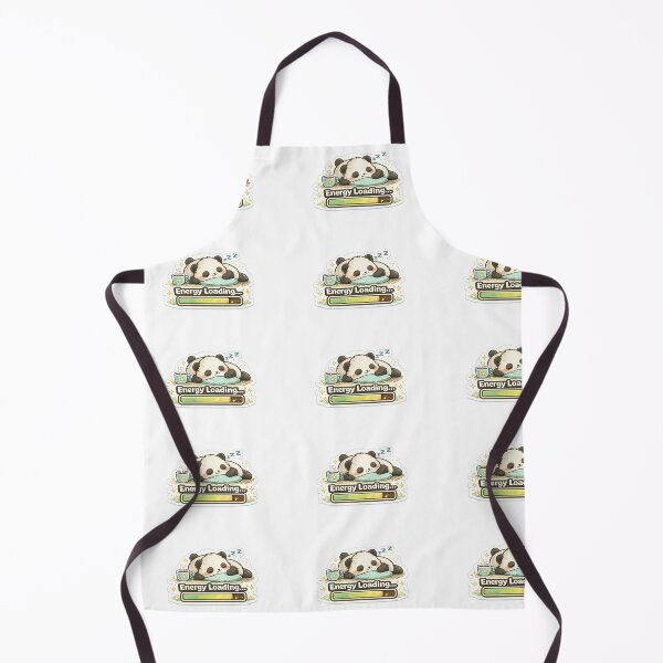 Item preview, Energy Loading Panda Sticker | Cute Tired Panda Productivity Meme designed and sold by GenZStickerHub1.
