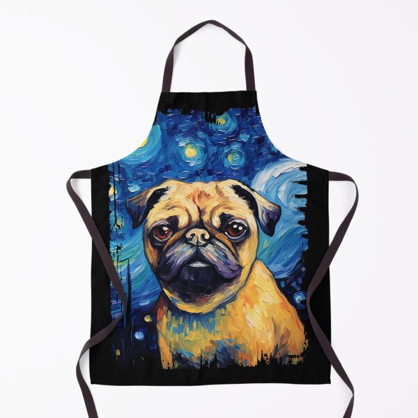 Item preview, Funny Pug Starry Night Illustration Mom Dad Kids designed and sold by rafaeltto.