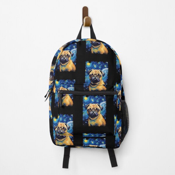 Item preview, Funny Pug Starry Night Illustration Mom Dad Kids designed and sold by rafaeltto.