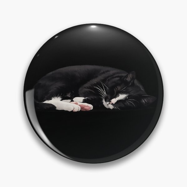 Item preview, Resting icon black cat designed and sold by CrystalCat777.