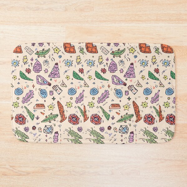 Item preview, Quirky Retro Objects Pattern – Hand Drawn Eclectic Doodle Illustration designed and sold by My Gluten Free Life UK.