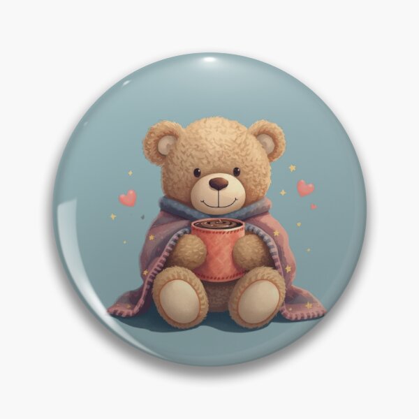 Item preview, Cozy Bear Club Hot Chocolate Sticker designed and sold by Stylestickers55.