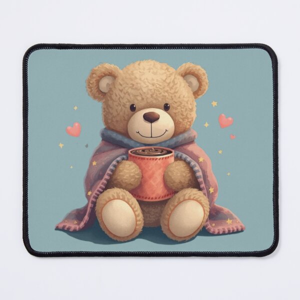 Item preview, Cozy Bear Club Hot Chocolate Sticker designed and sold by Stylestickers55.