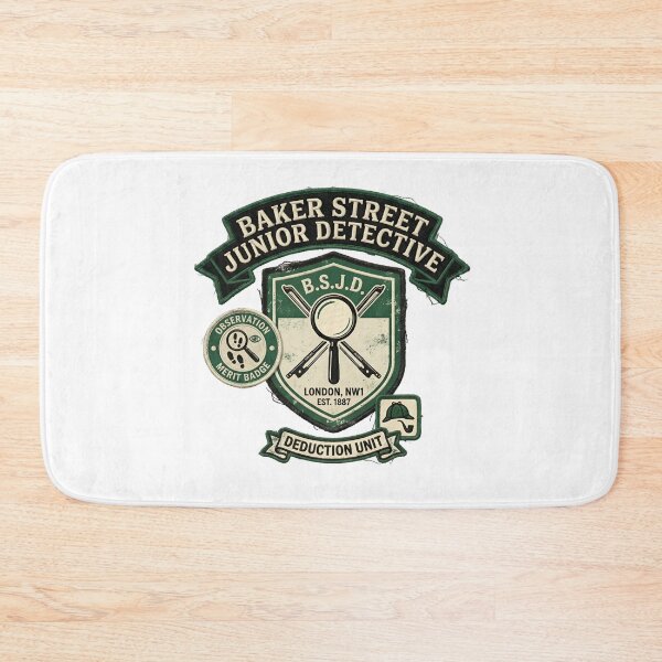 Item preview, Baker Street Junior Detective Merit Badges Sherlock Holmes Art designed and sold by Fenay Designs.