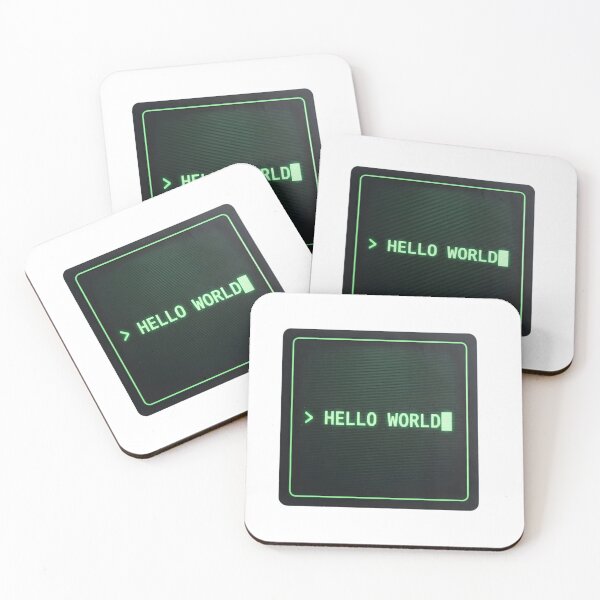 Item preview, The Retro Terminal Hello World designed and sold by mancikart.