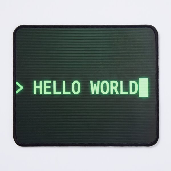 Item preview, The Retro Terminal Hello World designed and sold by mancikart.