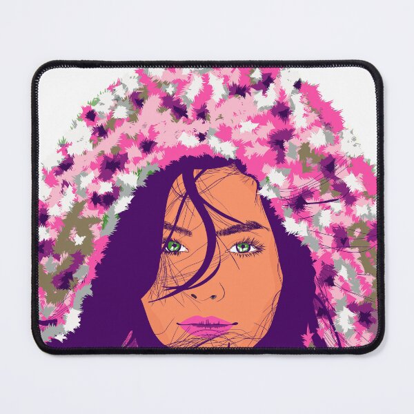 Item preview, Floral Veil Portrait in Bloom designed and sold by VectOstyle.