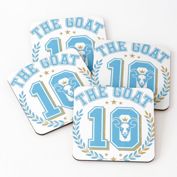 Item preview, The Goat 10 - Vintage Argentina Soccer Retro Varsity designed and sold by Harrak Housni.