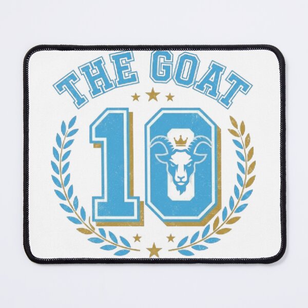 Item preview, The Goat 10 - Vintage Argentina Soccer Retro Varsity designed and sold by Harrak Housni.