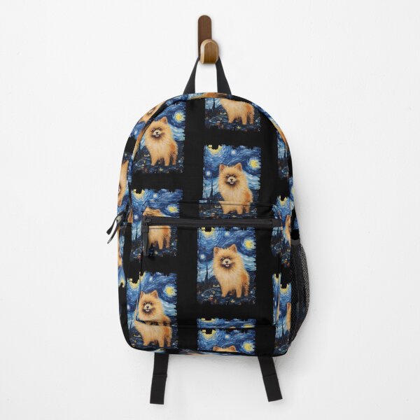 Item preview, Funny Pomeranian Starry Night Illustration Mom Dad Kids designed and sold by rafaeltto.