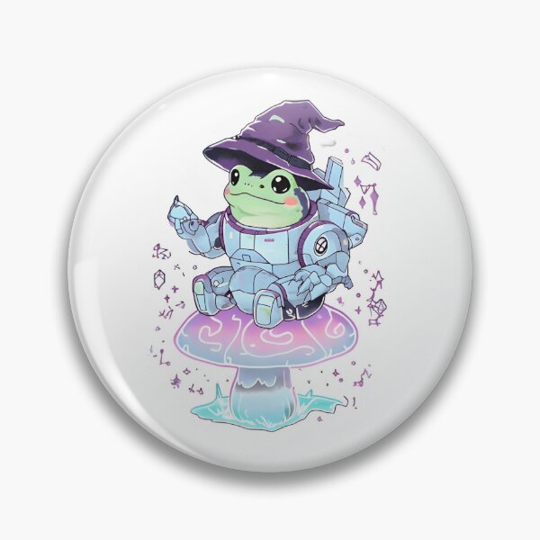 Item preview, Wizard Frog on Magic Mushroom designed and sold by 77Clover.