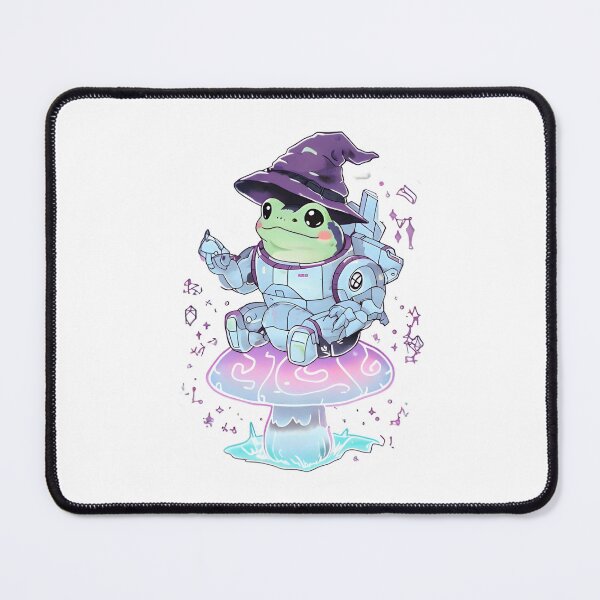Item preview, Wizard Frog on Magic Mushroom designed and sold by 77Clover.