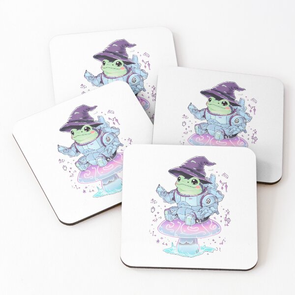 Item preview, Wizard Frog on Magic Mushroom designed and sold by 77Clover.
