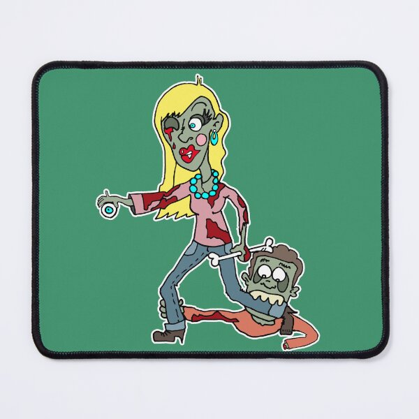 Item preview, Funny Zombie Couple Cartoon | Cute Drop Dead Gorgeous Halloween Meme designed and sold by MyxaART.