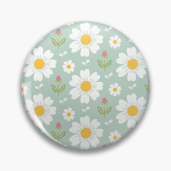 Item preview, Summer white daisy flowers garden designed and sold by Nicola-Rowe.