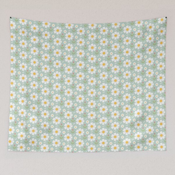 Item preview, Summer white daisy flowers garden designed and sold by Nicola-Rowe.