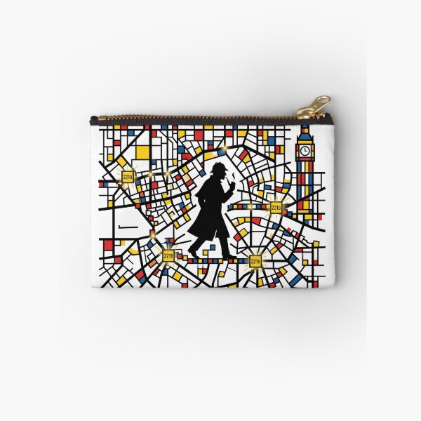 Item preview, 221B Baker Street London Map Abstract Sherlock Holmes Art designed and sold by Fenay Designs.